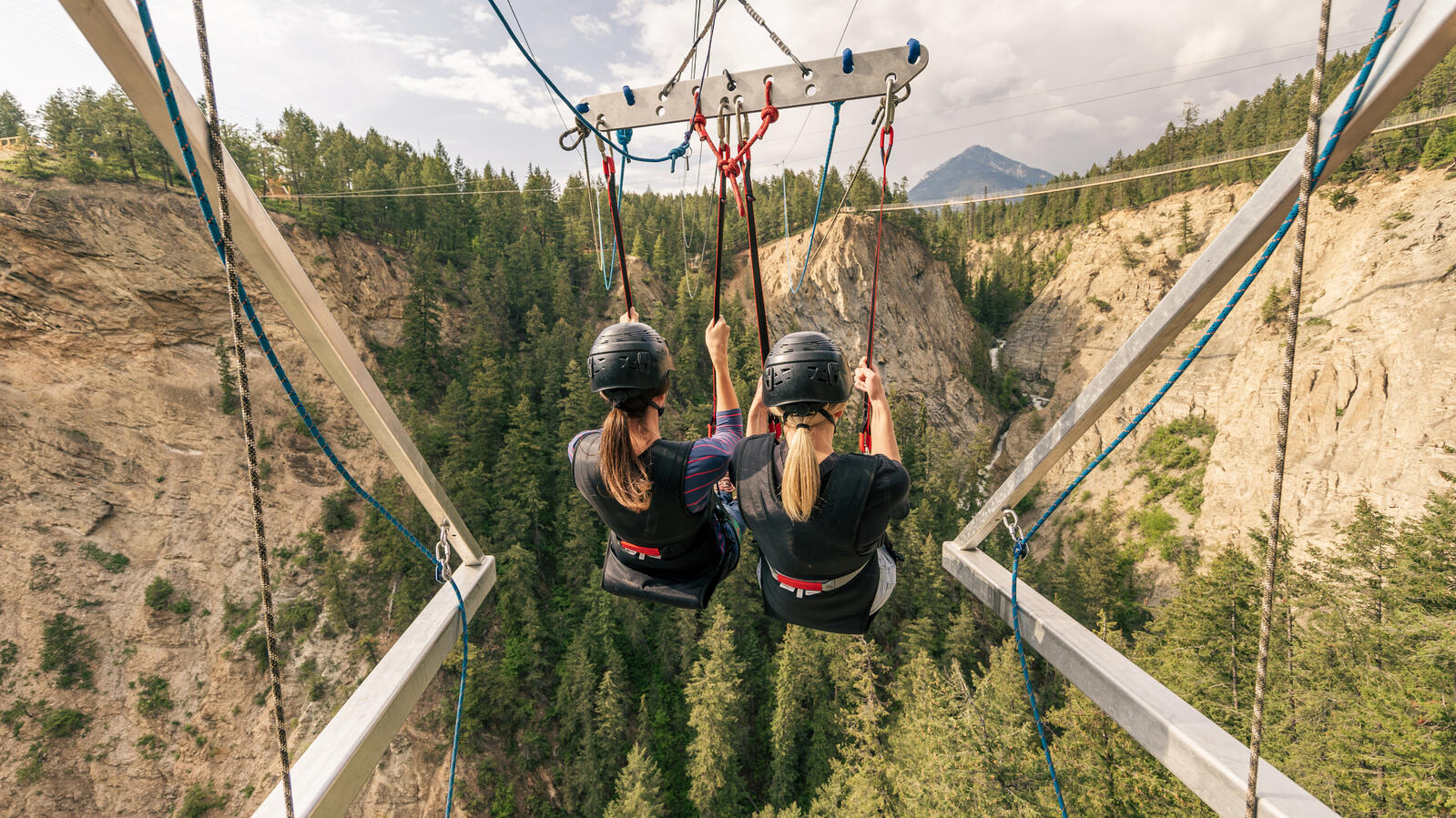 Golden Skybridge Canyon Swing
